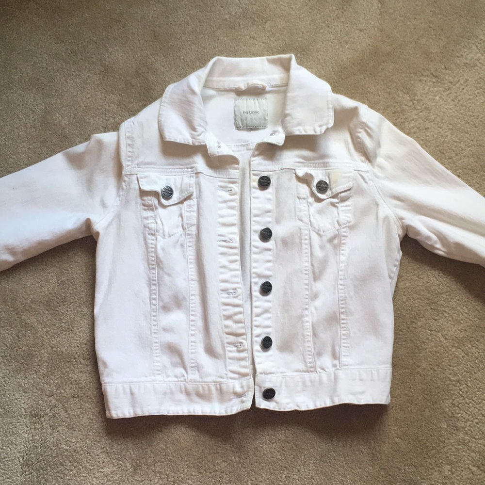 White denim jacket